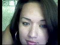 Shemale Sex - brunette shemale with angelic face showing on cam